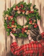 Картина по номерам Праздничный декор BS52806 40x50 см Brushme