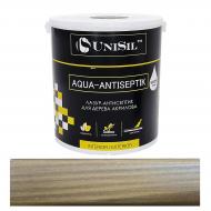 Лазурь-антисептик UniSil для дерева Aqua Antiseptik орех шелковистый глянец 0,75 л