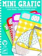 Игра настольная Djeco Раскрась узорами картинки DJ05386