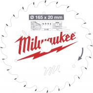 Пильный диск Milwaukee PFTE THIN KERF 165x20 Z24 4932471931