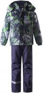Комплект детской одежды для мальчиков Reima 8582 рост 134 зеленый/темно-синий 723732.9