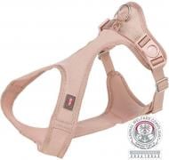 Шлея Trixie для собак Comfort Soft м'яка XXS-XS 25-35см/15мм пудровий