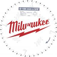 Пильный диск Milwaukee PFTE THIN KERF 184x5/8“ Z40 4932471379
