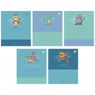 Тетрадь школьная 12 листов клетка Unusual animals (766925) YES