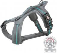 Шлея Trixie для собак Fusion M-L: 61-75 см / 30 мм графит/океан Шлея Trixie для собак Fusion M-L: 61-75 см / 30 мм графит/океан