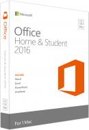 Офісна програма Microsoft Office Mac Home and Student 2016 для 1 ПК (GZA-00646)