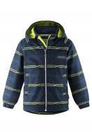 Куртка дитяча унісекс Lassie Softshell Kataja р.98 темно-синій із салатовим 721731-6961