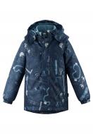 Куртка детская для мальчика Lassie Juksu р.122 темно-синий 721733-6962