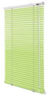 Жалюзі Rollotex алюмінієві горизонтальні з фіксацією 152х140 см Світло-салатові глянцеві
