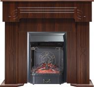 Каминокомплект ASTRA FLAME Анкона dark + INVER BLACK