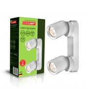 Спот Eurolamp 2x30 Вт GU10 белый LH2-LED-GU10(white)new