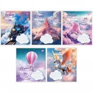 Зошит шкільний 12 аркушів коса лінія Let your dreams (766933) YES