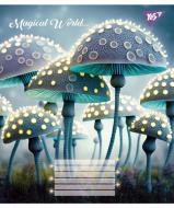 Тетрадь школьная 12 листов косая линия Magical world (766309) YES