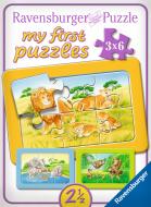 Пазл Ravensburger Мои первые пазлы: Обезьянка, слон и лев 3 в 1 06574R