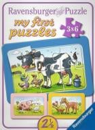 Пазл Ravensburger Мои первые пазлы: Хорошие друзья 3 в 1 06571R