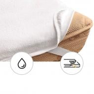 Наматрацник MirSon Terry Waterproof 217 водонепроникний з резинкою у кутах 26х120x190 см