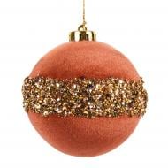 Шар новогодний YES! Fun d 100 мм бронзовый 974965