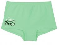 Трусы для девочек KOSTA р.122–128 зеленый 2122-6