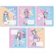 Тетрадь школьная 12 листов линия Pretty girl (767221) 1 вересня Тетрадь школьная 12 листов линия Pretty girl (767221) 1 вересня