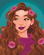 Картина по номерам Непокорная принцесса BS52472 40x50 см Brushme Картина по номерам Непокорная принцесса BS52472 40x50 см Brushme