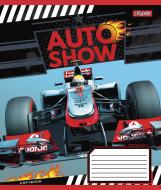 Тетрадь школьная 12 листов линия 1В Auto show (765790) 1 вересня