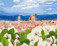 Картина по номерам Цветочная Флоренция BS52640 40x50 см Brushme