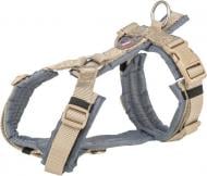 Шлея Trixie для собак Premium trekking S-M: 44-53 см / 20 мм песок/графит Шлея Trixie для собак Premium trekking S-M: 44-53 см / 20 мм песок/графит