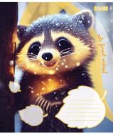 Тетрадь школьная 12 листов линия 1В Cute forest animal (766280) 1 вересня