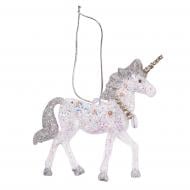 Украшение новогоднее YES! Fun Единорог 11 см серебро 974940 Украшение новогоднее YES! Fun Единорог 11 см серебро 974940