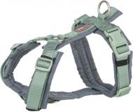 Шлея Trixie для собак Premium trekking S-M: 44-53 см / 20 мм шалфей/графит Шлея Trixie для собак Premium trekking S-M: 44-53 см / 20 мм шалфей/графит