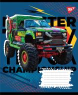 Тетрадь школьная 12 листов линия 1В Monster truck championship (765804) 1 вересня