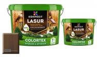 Лазурь Kompozit COLORTEX Полисандр 10 л + Лазурь Kompozit COLORTEX Полисандр 2,5 л