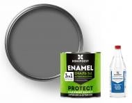 Эмаль Kompozit антикоррозионная 3в1 PROTECT Серая 2,7 кг + Растворитель универсальный Kompozit 0,5 л Эмаль Kompozit антикоррозионная 3в1 PROTECT Серая 2,7 кг + Растворитель универсальный Kompozit 0,5 л