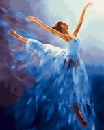 Картина по номерам Воздушная балерина BS34829 40x50 см Brushme