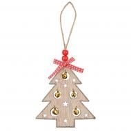 Украшение новогоднее YES! Fun Елка 11 см золотой/коричневый 975076