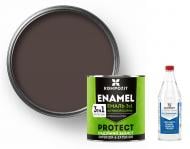 Эмаль Kompozit антикоррозионная 3в1 PROTECT Коричневый 2,7 кг + Растворитель универсальный Kompozit 0,5 л Эмаль Kompozit антикоррозионная 3в1 PROTECT Коричневый 2,7 кг + Растворитель универсальный Kompozit 0,5 л