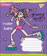 Тетрадь школьная 12 листов линия Groovy Chick (764501) YES