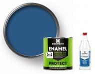 Эмаль Kompozit антикоррозионная 3в1 PROTECT Синяя RAL 5010 2,7 кг + Растворитель универсальный Kompozit 0,5 л Эмаль Kompozit антикоррозионная 3в1 PROTECT Синяя RAL 5010 2,7 кг + Растворитель универсальный Kompozit 0,5 л