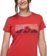 Футболка Black Diamond Rise And Climb BDR7PS р.L red