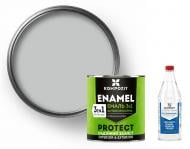 Эмаль Kompozit антикоррозионная 3в1 PROTECT Серебристая 2,4кг + Растворитель универсальный Kompozit 0,5л Эмаль Kompozit антикоррозионная 3в1 PROTECT Серебристая 2,4кг + Растворитель универсальный Kompozit 0,5л