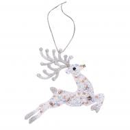Прикраса новорічна YES! Fun Олень 12 см срібний 974942 Прикраса новорічна YES! Fun Олень 12 см срібний 974942