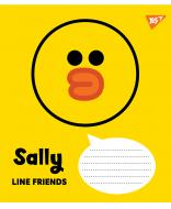 Тетрадь школьная 12 листов линия Line Friends (766203) YES