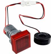 Измеритель тока цифровой АСКОУКРЕМ ED16-22 FVAD 0-100A 50-500В (красный) A0190010131