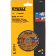 Круг відрізний DeWalt DT20592 76х1,6x9,5 мм 3 шт. DT20592