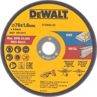 Круг відрізний DeWalt 76х1,6x9,5 мм 3 шт. DT20592