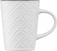 Чашка Ardesto Relief 320 мл белая AR3474W