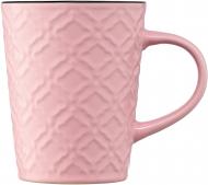 Чашка Ardesto Relief 320 мл розовая AR3474P