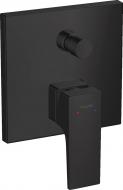 Смеситель для ванны Hansgrohe Metropol настенный скрытый с рычаговой рукояткой черный матовый 32545670