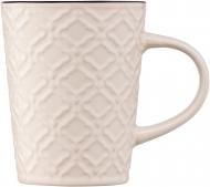 Чашка Ardesto Relief 320 мл бежева AR3474BG