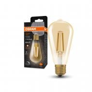 Лампа светодиодная Osram FIL Edison ST64 7 Вт E27 2400 К 220 В желтая 4052899972360
